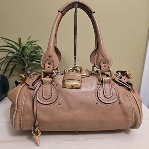 Chloe | Vintage Tan Leather Paddington Satchel